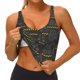 thumbnail image 3 of Balery Retro Excavator Sujetadores deportivos con espalda cruzada para mujer, acolchados, sin costuras, de alto impacto, ideales para yoga, gimnasio, entrenamiento y fitness.-Medium, 3 of 8