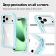 thumbnail image 6 of Dteck for iPhone 17 Pro Max Case, Dual Layer Shockproof Transparent Protective Phone Cover with Lanyard for iPhone 17 Pro Max 6.9 Inch,Blue, 6 of 8