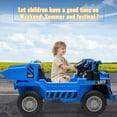 thumbnail image 6 of 12V Ride-On Dump Truck with Remote Control, Electric Cars for Kids with Dump Bed, Shovel, Ride On Construction Vehicle with USB, Mp3, Music Player, 6 of 8