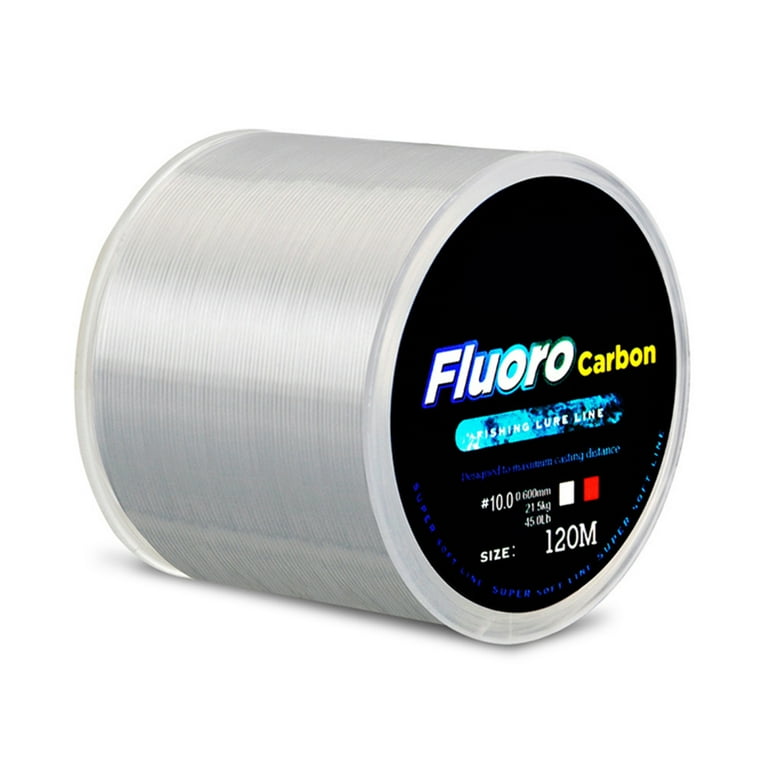 Monofilament Fishing Line Strong Mono Nylon Leader Line Superior Mono Nylon  Fish Line Great Substitute 120 Meters Abrasion Resistant Fly Fishing Line  For Freshwater 8.0 