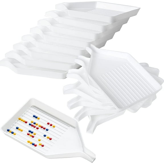 15PCS Plastic Diamond Painting Trays,3.8 x 2.2 Inches Bead Sorting Trays Organizer, Diamond Painting Tool Accessories for DIY Art Craft