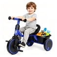 thumbnail image 3 of KORIMEFA Toddler Tricycle for 2-5 Year Old, Kids Trike with Storage Basket 3 Wheel Bike Birthday Toys Gift for Girls Boys, Blue, 3 of 11