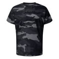 thumbnail image 3 of Zhensanguo Mens T-Shirts Camouflage Short Sleeve Vintage Tops Crew Neck Casual Summer T-Shirts Dark Gray 4XL, 3 of 6