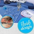 thumbnail image 3 of Advancent Regla para acolchado, máquina de coser a medida, plantillas de posicionamiento, plantilla, accesorios artesanales, herramientas de De coser No.09, 3 of 6