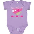 thumbnail image 3 of Inktastic Valentine Pink Heart Helicopter Boys or Girls Baby Bodysuit, 3 of 5