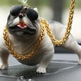 thumbnail image 3 of Bully Dogs Car Dashboard Decor Figurines Ornaments Gift for Office Desk Bedroom, 3 of 12