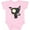 AD-Pink, variant on Goth Animals Pets Black Cat Boys or Girls Baby Bodysuit