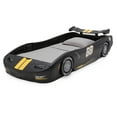thumbnail image 7 of Delta Children Turbo Race Car Twin Bed, Black, 7 of 7