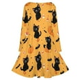 ZHANGS Halloween Kitten And Candy Corn Magic501 Women's Plus Size
