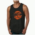 thumbnail image 2 of HCNTES Mens Graphic Tank Tops Sleeveless Muscle Shirts Beach Hawaiian Patriotic Tank Tops mens tanks summer(4XL,Black), 2 of 5