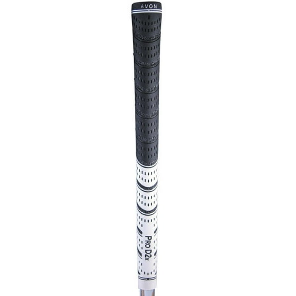 Avon Pro D2x White/Black Standard Golf Grips