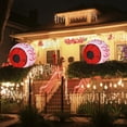 thumbnail image 1 of Costway 2 Pack 3 Pieds Halloween Ballons Gonflables avec Souffleur d'Air et Lumières LED Rouges, 1 of 10