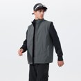 thumbnail image 4 of Youthup Men's Quilted Vest with Stand Collar - Wind-Resistant Thickened Sleeveless Jacket for Business Casual & Commuting, 4 of 12