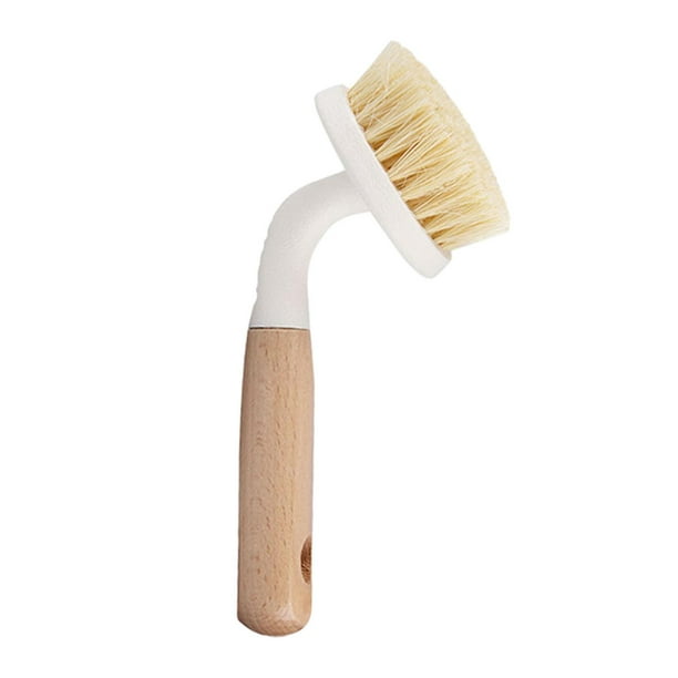 Cepillo para platos ligero, ahorrador de espacio, multifuncional, cepillo de limpieza para fregar platos. Mango corto