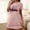 Pink, variant on Drppepioner 2024 Clearance Sale Women'S Oversized Short Nightgown Fashion Chest Print Short Sleeve Nightdress，Short Sleeves Sleepshirt Casual Nightgown Hot Pink