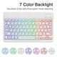 thumbnail image 3 of Samsung Galaxy Tab A9+ Leather Case with Detachable RGB Backlit Keyboard, 3 of 5