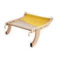 thumbnail image 3 of Gato Ventana Percha Hamaca Gato Estante Asiento Robusto Ajustable Durable Cama para gatos Estable para gabinete Interior Gatos Cajón Ahorro de espacio gris amarillo SM SunniMix Percha para ventana de gato, 3 of 8