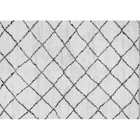 Ahgly Company Indoor Rectangle Solid Gray Modern Area Rugs, 7' x 10'