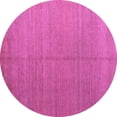 thumbnail image 1 of Ahgly Company Indoor Round Abstract Purple Modern Area Rugs, 4' Round, 1 of 4