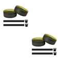 thumbnail image 4 of Transemion 2pcs Bike Handlebar Tapes Anti-slip Road Wraps Waterproof Shock Absorption Self Adhesive Riding Damping Straps Decoration Yellow 2Set, 4 of 6
