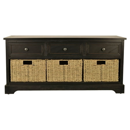 - Montgomery Basket Storage Bench, Multiple Finishes