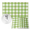 thumbnail image 7 of Green Buffalo Plaid Gingham Placemats Set of 4,Wipeable Washable Table Mats for Dining Tables,Pastoral Farm Style Place Mats for Kitchen Event Party Tabletop Decor, 7 of 7