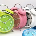 thumbnail image 3 of Reloj despertador Vintage Clásico HappyWare Rosa, 3 of 3
