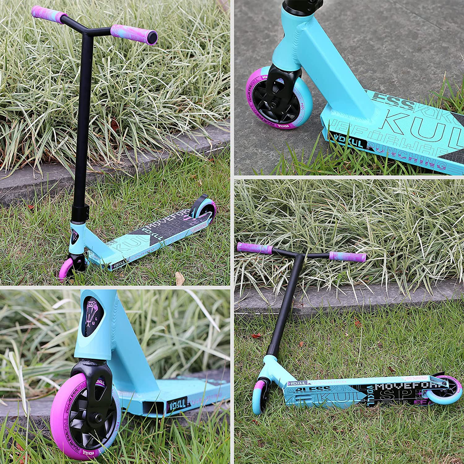 Teens/Adults Freestyle Scooter for Boys and Girls Vokul Bzit K1 Pro Scooter Complete Stunt Scooter Beginner to Intermediate Tricks Scooters for Kids 8 Years and Up Durable 
