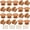 Log varnish, variant on XIMEI Wooden Cabinet Knobs 20-Pack, Log Varnish Dresser Wood Knobs, Mushroom Drawer Knobs Pulls Handles with Screws, 1.3" Dia x 1" H