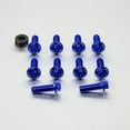 thumbnail image 2 of Aluminum Flanged Hex Bodywork Bolt M8x(1.25mm)x25mm Race Spec Etched Pack x10, 2 of 6