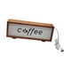 thumbnail image 4 of Marco de letrero de café con lámpara de mesa de luz 10.24x2.36x3.94 "Decoración decorativa de la estación de café para restaurantes de cocina de café Color de madera, 4 of 8