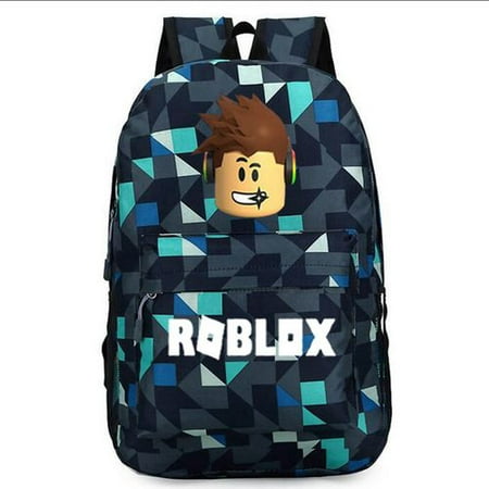 Shopfive Roblox Student Bag Plaid Backpack Diamond Cool Shoulder Bag Backpack Schoolbag Bookbag For Students Boys Teenagers Daypack Canvas Bags - roblox car backpack code