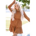 thumbnail image 4 of a.Jesdani Fashion Flair: Textured Tiered Ruffle Mini Dress, 4 of 8