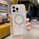 thumbnail image 5 of For iPhone 14 Pro Max Phone Case Compatible with MagSafe Glitter PC + TPU Hybrid Shockproof Cover -, 5 of 5