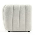thumbnail image 3 of Furniture of America Totulem Boucle Fabric Channel Tufted Sofa in Off White, 3 of 9