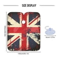 thumbnail image 4 of JSTEL British Flag Retro Waterproof Barber Cape for Men Women Beard Shaving Bib Apron Professional Hair Cutting Cloth, 65 x 55 inch, 4 of 6