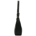 thumbnail image 3 of FashionPuzzle Small Crescent Shoulder Bag Underarm Purse (Black), 3 of 7