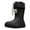 2 Black, variant on REDARER Girls Mid Calf Rain Boots - Lightweight Waterproof for School & Play, Non- Comfortable Everyday Shoes, Durable Kids Booties - Rain Boots Kids,Color:1 Pink Size:8-9 Years