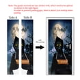 thumbnail image 3 of Halloween Door stickers Door Cover Fridge stickers Scary Ghost Decorations Spooky Porch Decor Self-adhesive, Removable for Outdoor Indoor Photo Background Wall,SP-F101,L(45x200cmx2Pcs), 3 of 15