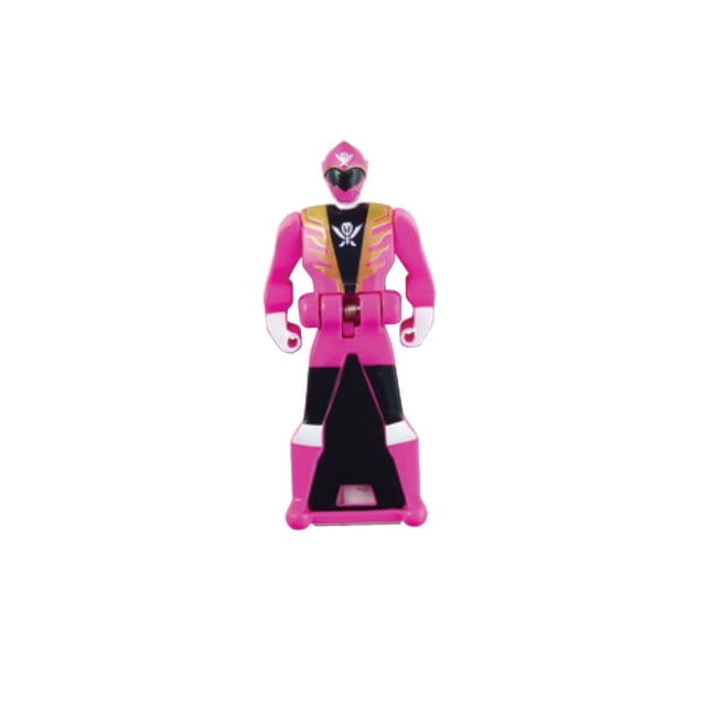 Power Rangers - Super Megaforce – Ensemble de clés des Rangers légendaires B (rouge metallique, jaune, rose)