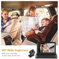 thumbnail image 4 of Invigilator, 1080p Baby Car Seat 4.3 Inch 150° Wide View Car Seat Mirror Vision Display 150° Wide Mirror Display 150° Seat Mirror Display Camera Baby 1080p Camera Cookx, 4 of 7