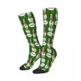 thumbnail image 3 of Calcetines con diseño de Papá Noel, accesorios para mujer y hombre, calcetines de vestir flexibles, 3 of 4