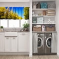 thumbnail image 3 of LALILO Kitchen Curtain Valance Trees Tokyo Autumn Yellow Rod Pocket Window Curtain 52"x 18" Set of 2, 3 of 7