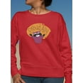 thumbnail image 2 of Proud Ally Happy Racoon Sweatshirt Women -Smartprints Designs, Female XX-Large, 2 of 4
