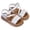White, variant on Girls' Style Fashionable Flip Flops With Rubber Soles And Fasteners For Babies 1 10 Years . Size 2 Girls Sandals
