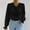 Black, variant on Qulqfy Ruffle Sleeve Tops for Women Satin Cowl Neck Pink Dressy Fall Blouses Women's Fancy Shirts S