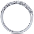 thumbnail image 3 of Pompeii 1/2ct SI Diamond Wedding Ring 14K White Gold (G/H,SI1), 3 of 4
