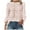 Pink_1, variant on Godom Women Eyelet Long Sleeve Tops Shirts Dressy Hollow Out Crochet Lace Embroidered Blouses 2025 Fashion