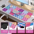 thumbnail image 2 of Mouse Pad de Escritorio iCasso XXL 90x40 cm con Patrón a Cuadros, 2 of 7