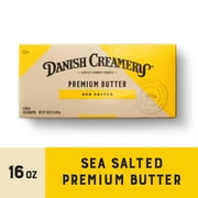 Danish Creamery Premium Butter with Sea Salt 4 Sticks, 1LB
